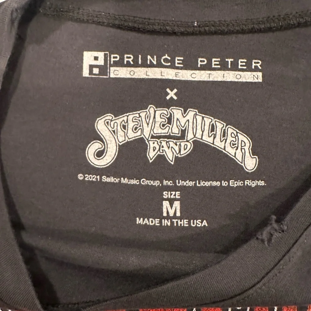 Prince Peter Collection Black Graphic Tee - Picture 2 of 2